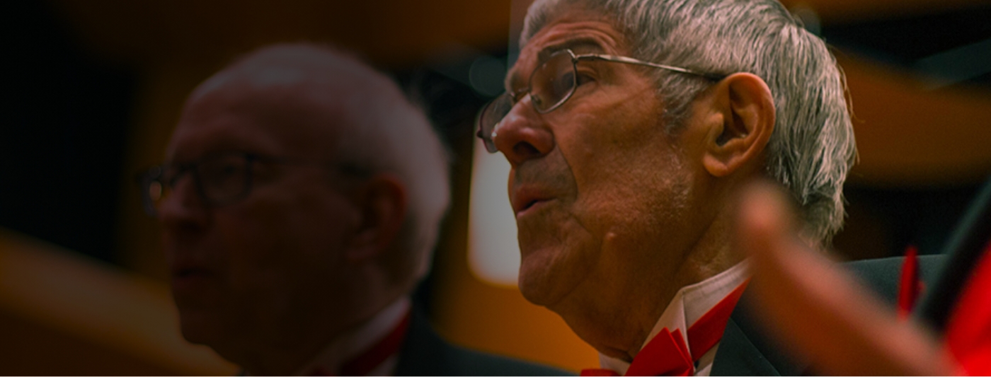 older adult singing