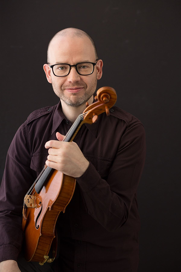 Nicholas Cords with violin